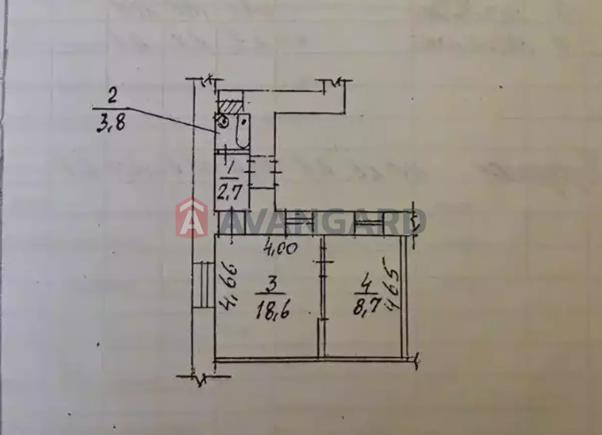 2 ��. ��������, 33/27/5 ��. �., 1/3 ������ ���� 1