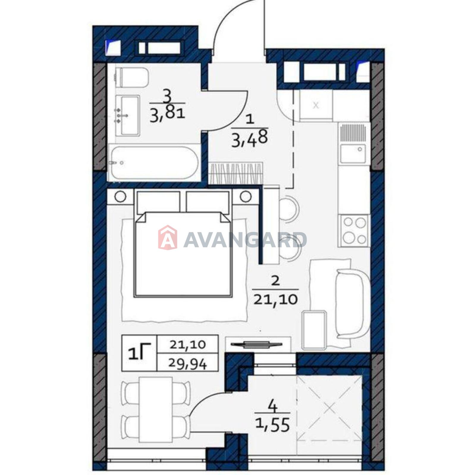 1 ��. ��������, 29/-/21 ��. �., 14/24 ������ ���� 3