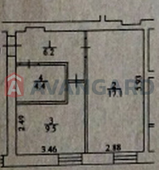 1 ��. ��������, 37/17/9 ��. �., 1/3 ������ ���� 13