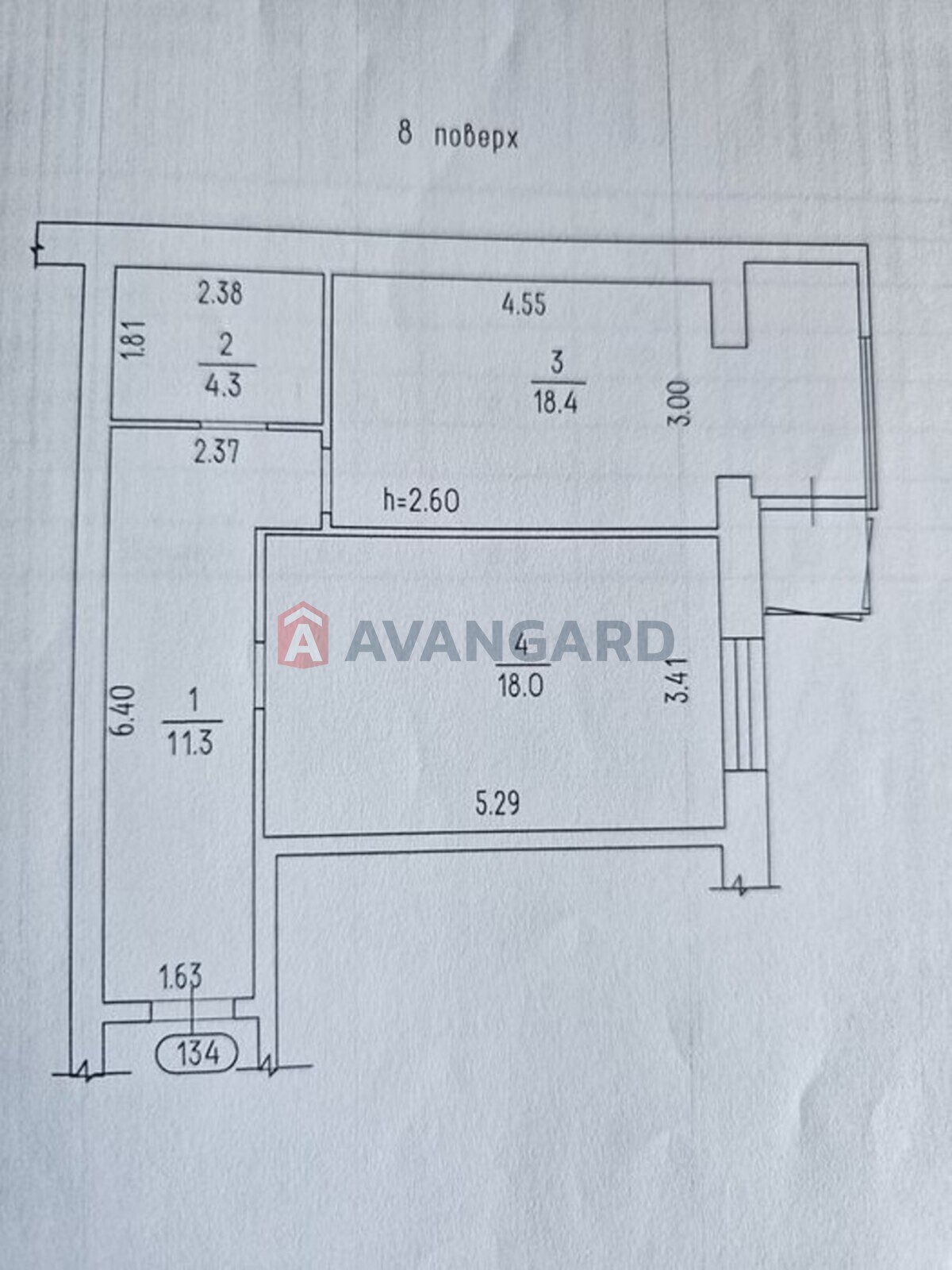 1 ��. ��������, 54/18,4/18 ��. �., 8/12 ������ ���� 4