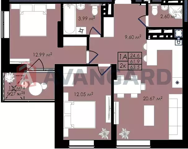 2 ����. ��������, 63,5/25/21 ��. �., 5/9 ���� ���� 2