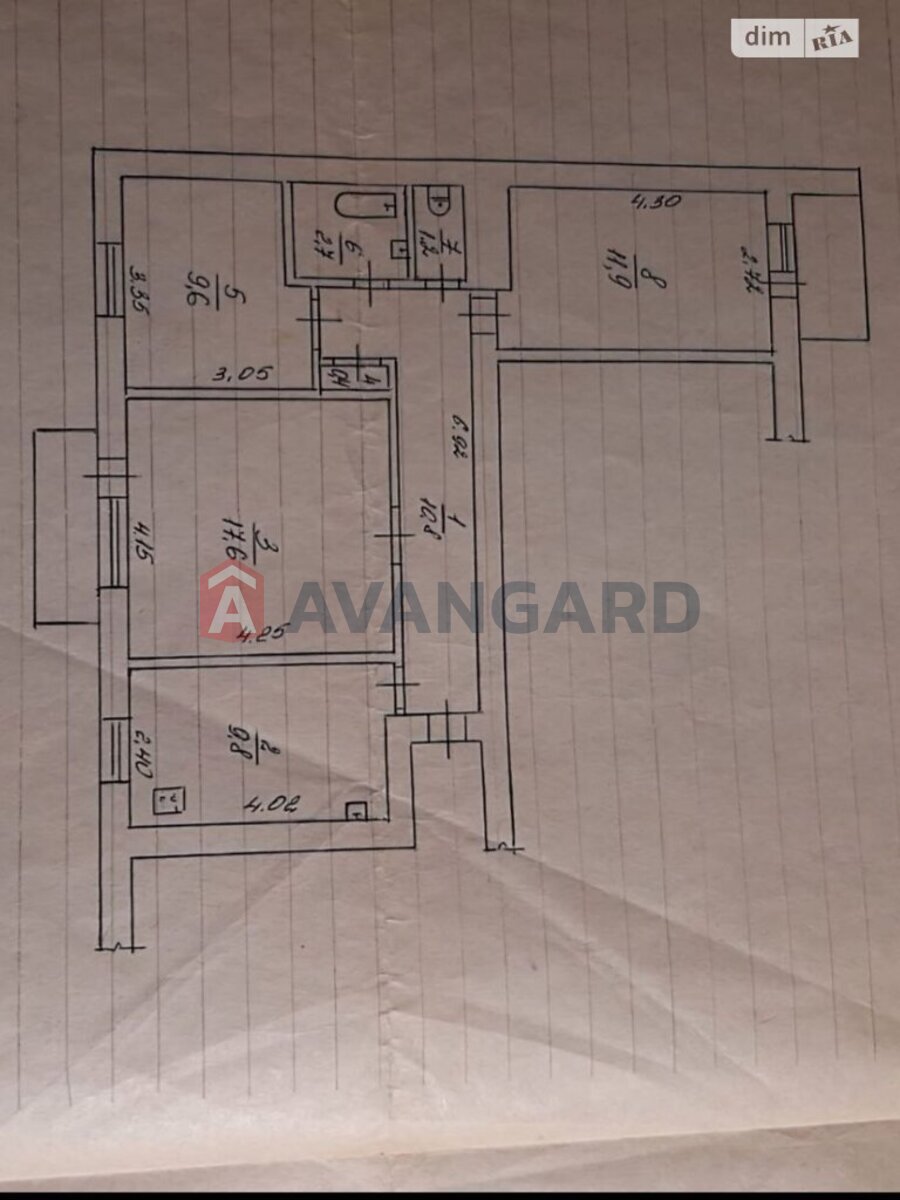 3 кім. квартира, 68/64/10 кв. м., 4/10 поверх фото 13 3 кім. квартира, 68/64/10 кв. м., 4/10 поверх фото 13