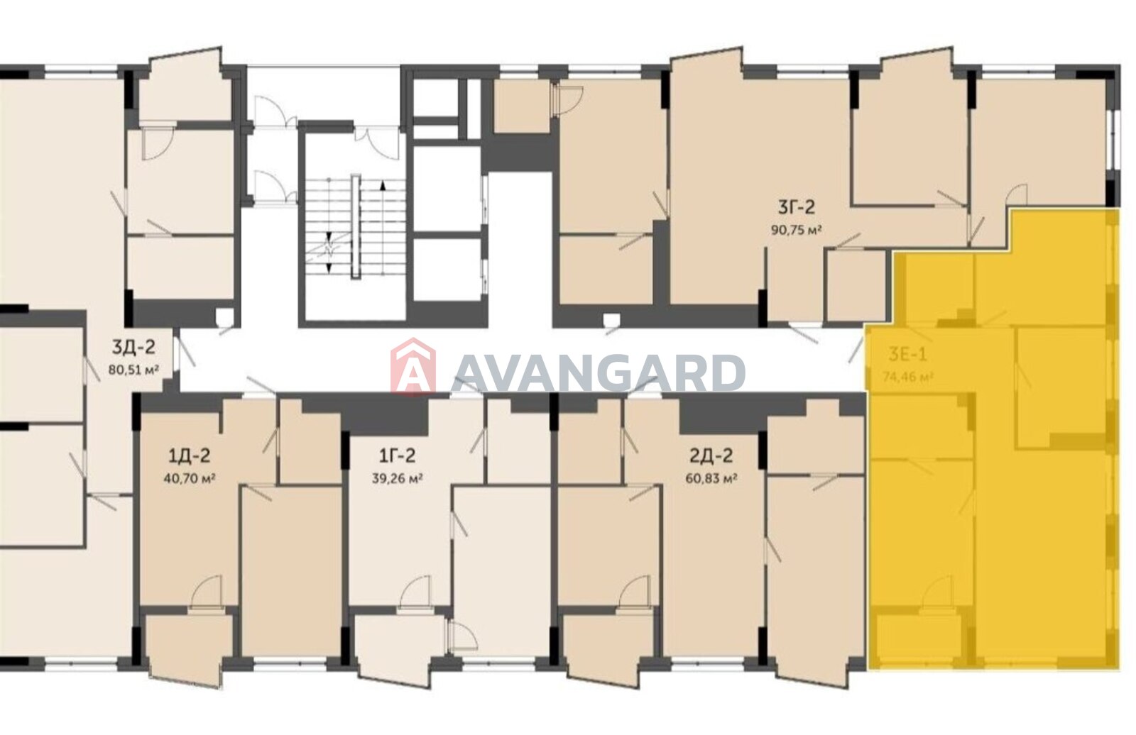 3 ��. ��������, 74,46/31/24 ��. �., 8/8 ������ ���� 2