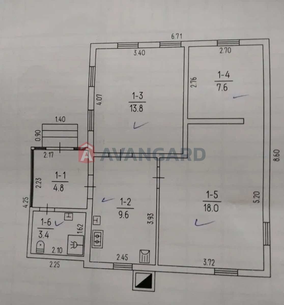 Дом, 57 кв.м. фото 4 Дом, 57 кв.м. фото 4
