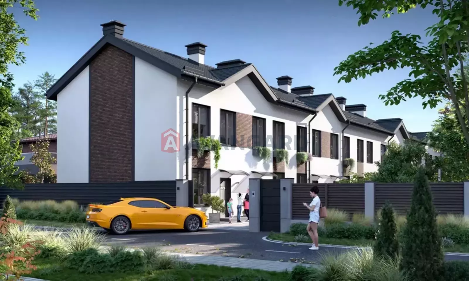 Таунхаус, 90 кв.м. фото 1 Таунхаус, 90 кв.м. фото 1