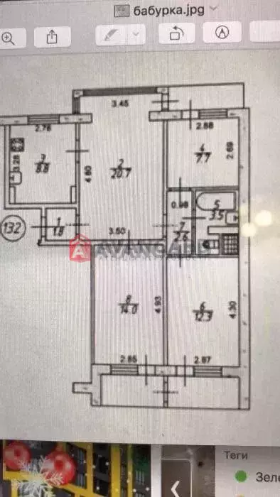 4 кім. квартира, 78/-/7 кв. м., 8/9 поверх фото 13 4 кім. квартира, 78/-/7 кв. м., 8/9 поверх фото 13