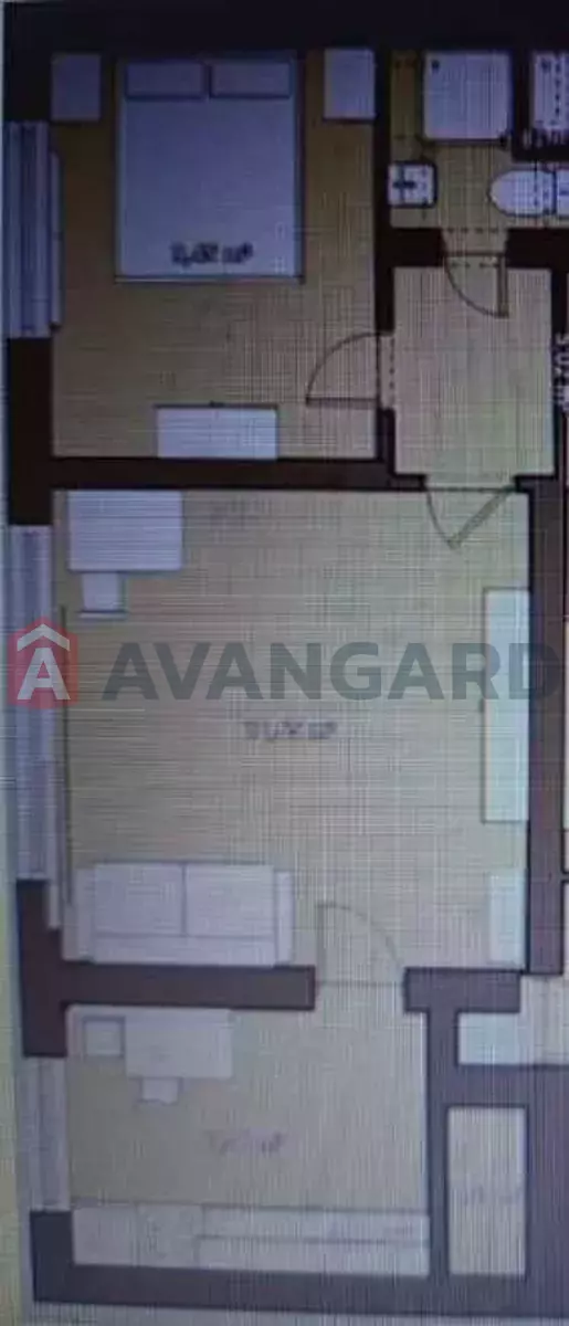 2 кім. квартира, 42/-/8 кв. м., 9/9 поверх фото 7 2 кім. квартира, 42/-/8 кв. м., 9/9 поверх фото 7