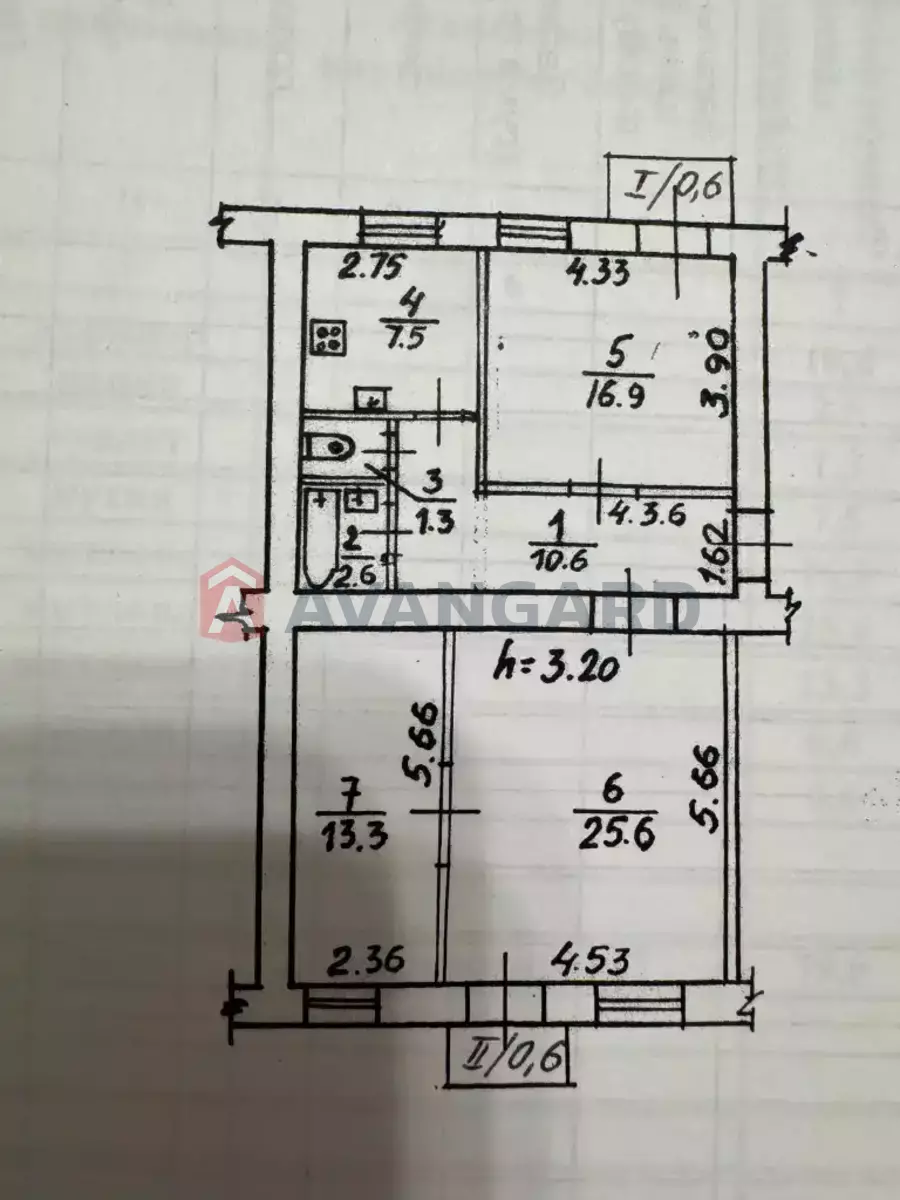 3 комн. квартира, 70/50/10 кв. м., 4/5 этаж фото 2 3 комн. квартира, 70/50/10 кв. м., 4/5 этаж фото 2