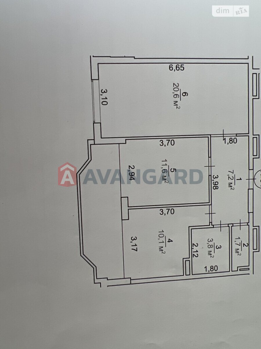 2 кім. квартира, 64/32/10 кв. м., 7/10 поверх фото 5 2 кім. квартира, 64/32/10 кв. м., 7/10 поверх фото 5