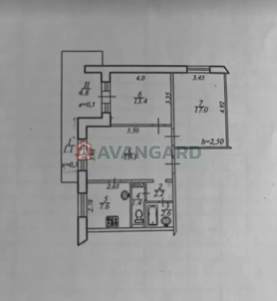 3 комн. квартира, 62/-/- кв. м., 7/9 этаж фото 9 3 комн. квартира, 62/-/- кв. м., 7/9 этаж фото 9