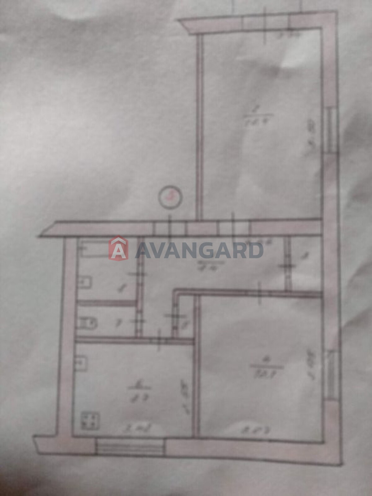 2 комн. квартира, 53/-/8 кв. м., 3/3 этаж фото 1 2 комн. квартира, 53/-/8 кв. м., 3/3 этаж фото 1