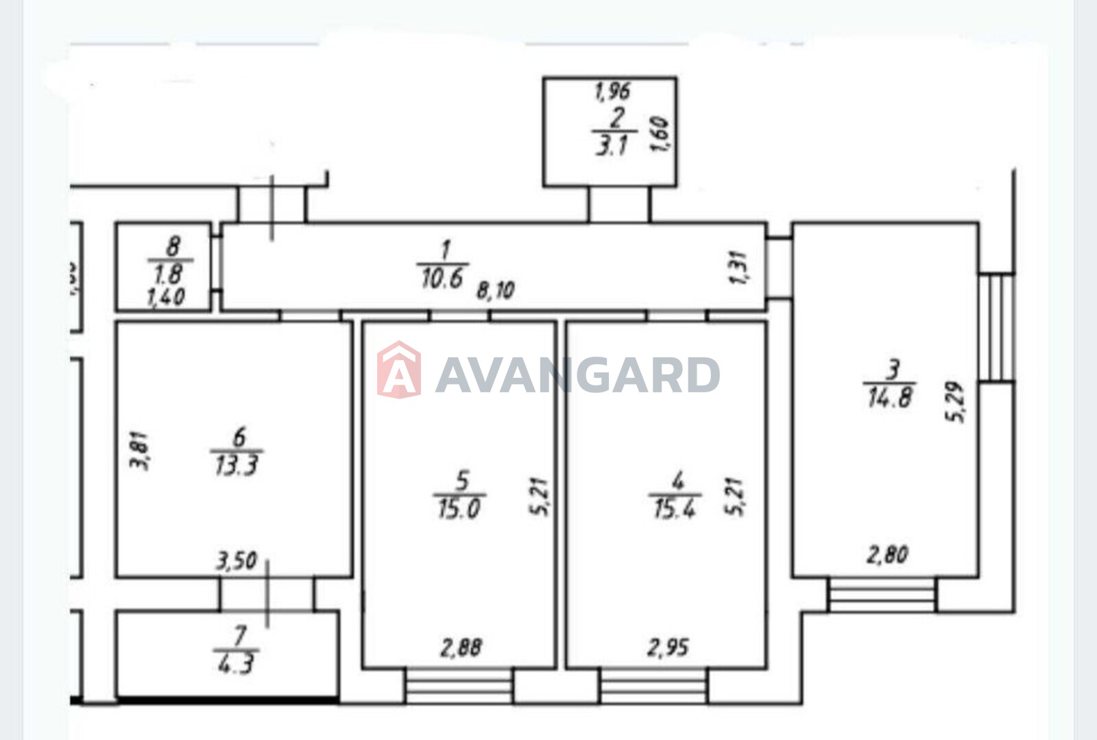 3 кім. квартира, 78/-/13 кв. м., 2/12 поверх фото 13 3 кім. квартира, 78/-/13 кв. м., 2/12 поверх фото 13