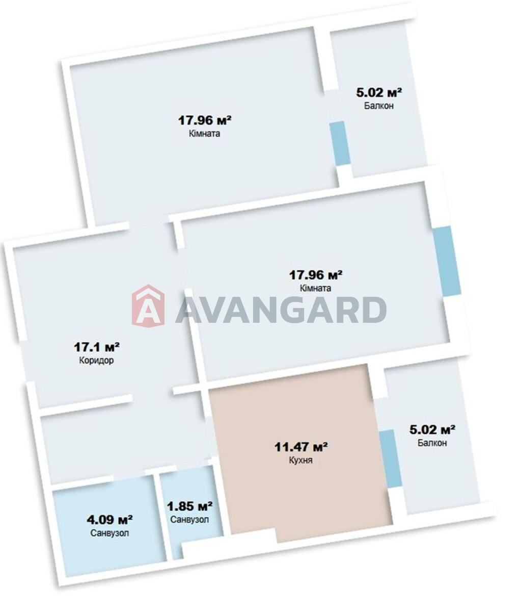 2 комн. квартира, 80 / 36 / 12 м? кв. м., 15/25 этаж фото 4 2 комн. квартира, 80 / 36 / 12 м? кв. м., 15/25 этаж фото 4