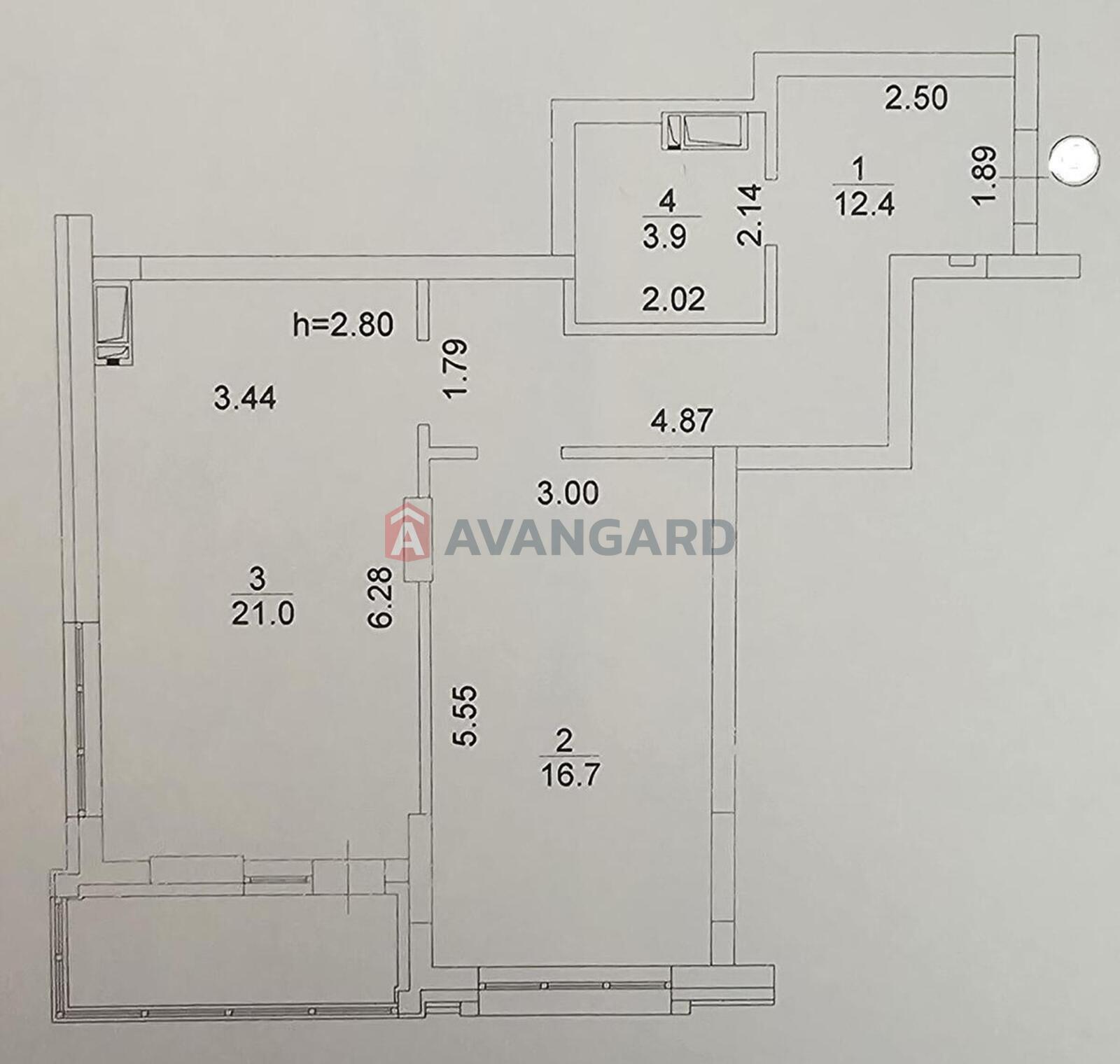 1 комн. квартира, 58/16/21 кв. м., 4/24 этаж фото 2 1 комн. квартира, 58/16/21 кв. м., 4/24 этаж фото 2