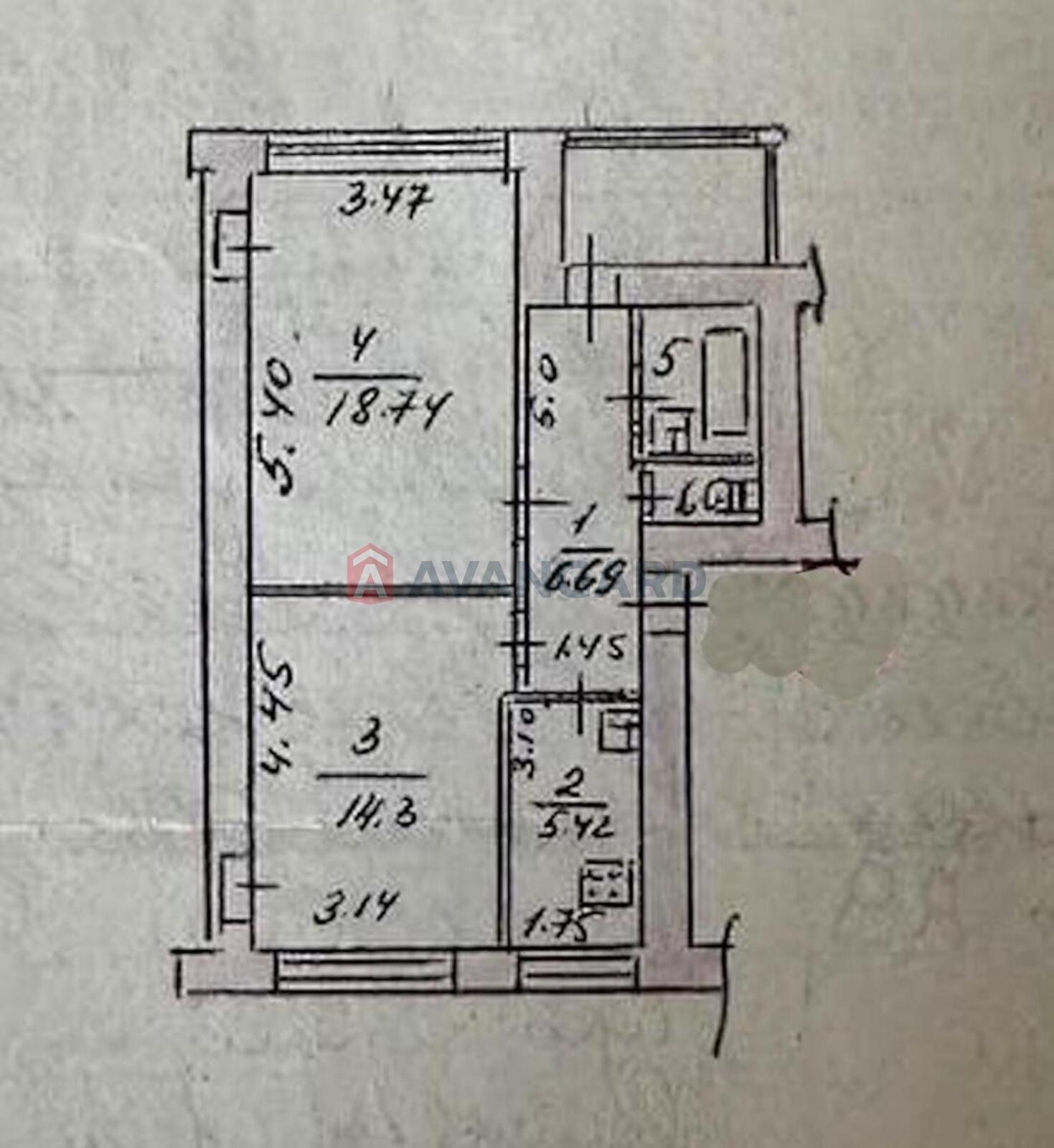 2 кім. квартира, 50/33/5 кв. м., 3/3 поверх фото 22 2 кім. квартира, 50/33/5 кв. м., 3/3 поверх фото 22