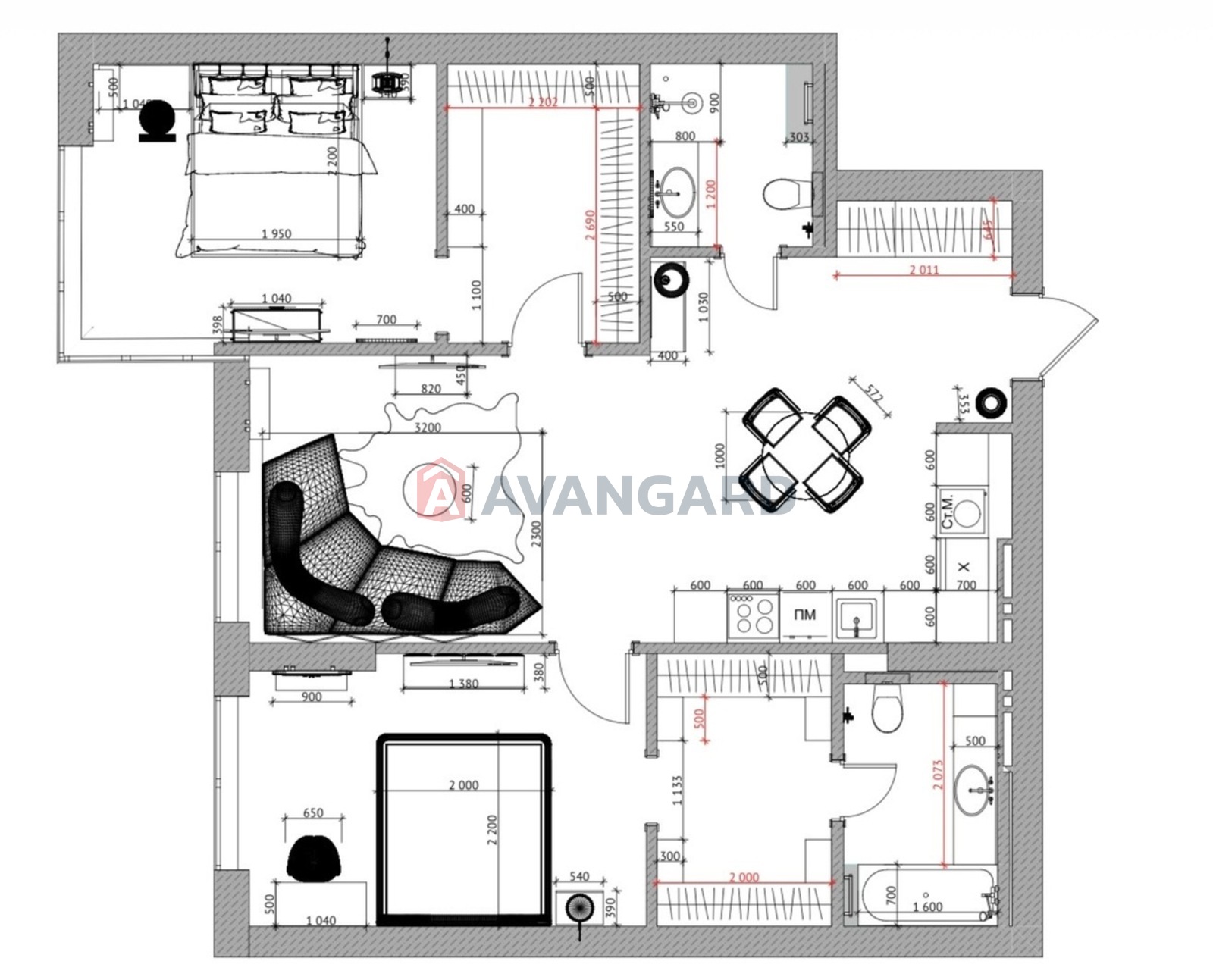 3 комн. квартира, 85/40/20 кв. м., 20/23 этаж фото 28 3 комн. квартира, 85/40/20 кв. м., 20/23 этаж фото 28