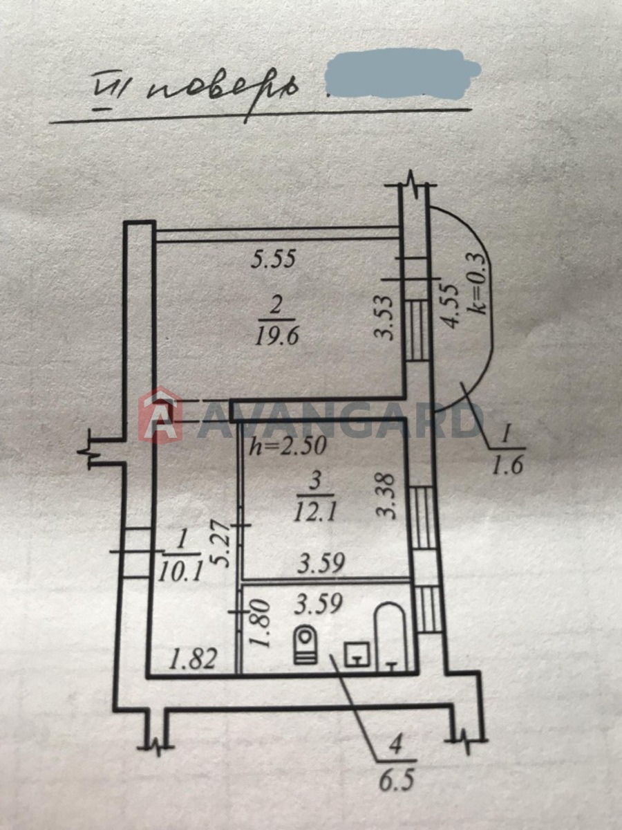 1 кім. квартира, 50/20/12 кв. м., 7/16 поверх фото 11 1 кім. квартира, 50/20/12 кв. м., 7/16 поверх фото 11