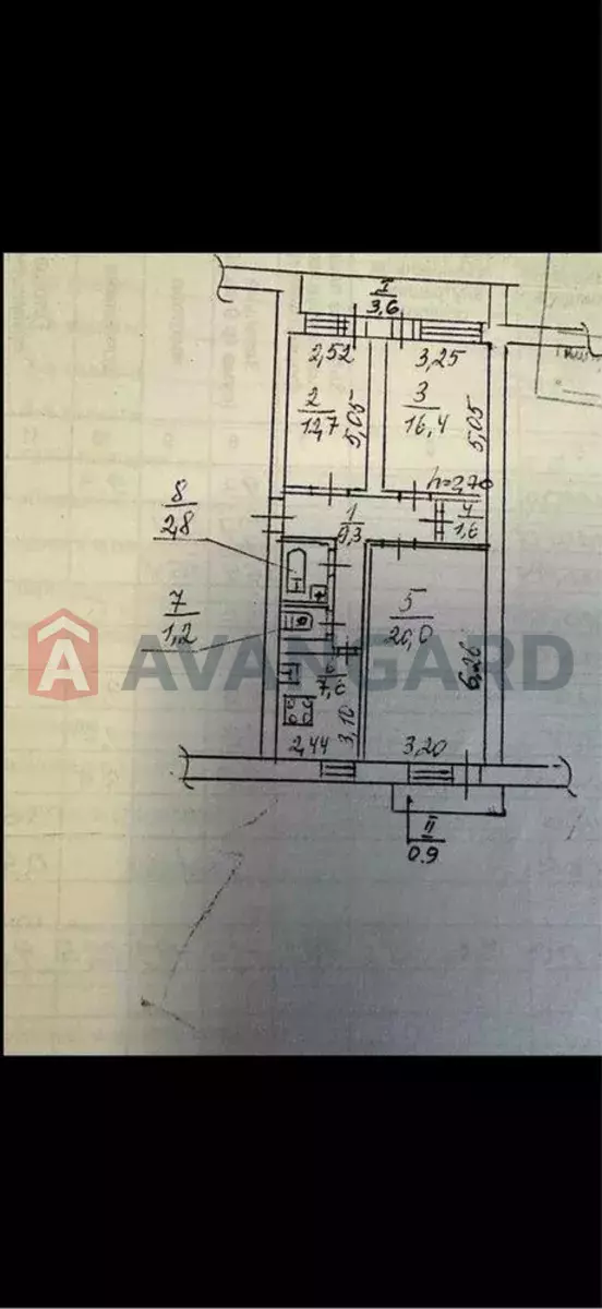 3 кім. квартира, 77/-/9 кв. м., 8/11 поверх фото 9 3 кім. квартира, 77/-/9 кв. м., 8/11 поверх фото 9