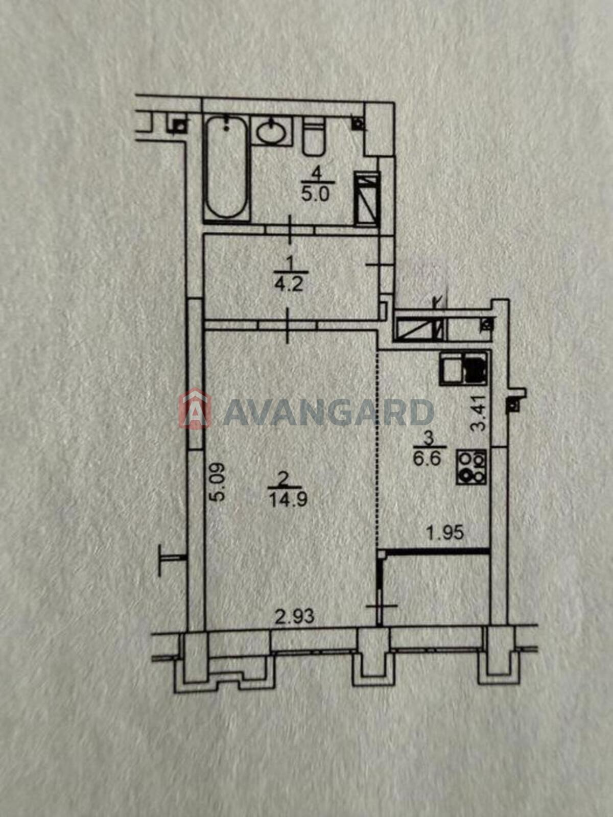 1 комн. квартира, 33/-/7 кв. м., 18/26 этаж фото 2 1 комн. квартира, 33/-/7 кв. м., 18/26 этаж фото 2