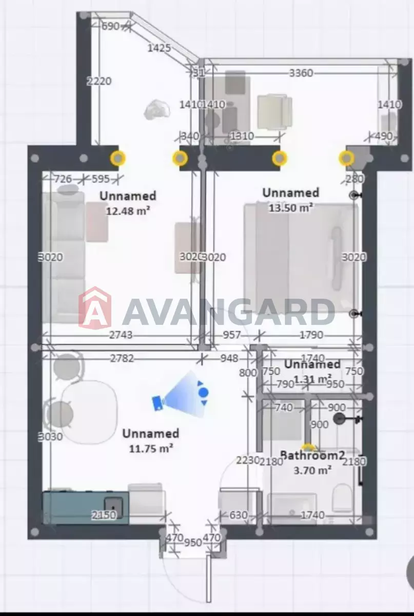 2 комн. квартира, 44/25/11 кв. м., 12/12 этаж фото 13 2 комн. квартира, 44/25/11 кв. м., 12/12 этаж фото 13
