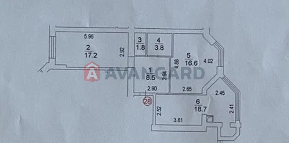 2 кім. квартира, 66/-/19 кв. м., 7/10 поверх фото 10 2 кім. квартира, 66/-/19 кв. м., 7/10 поверх фото 10