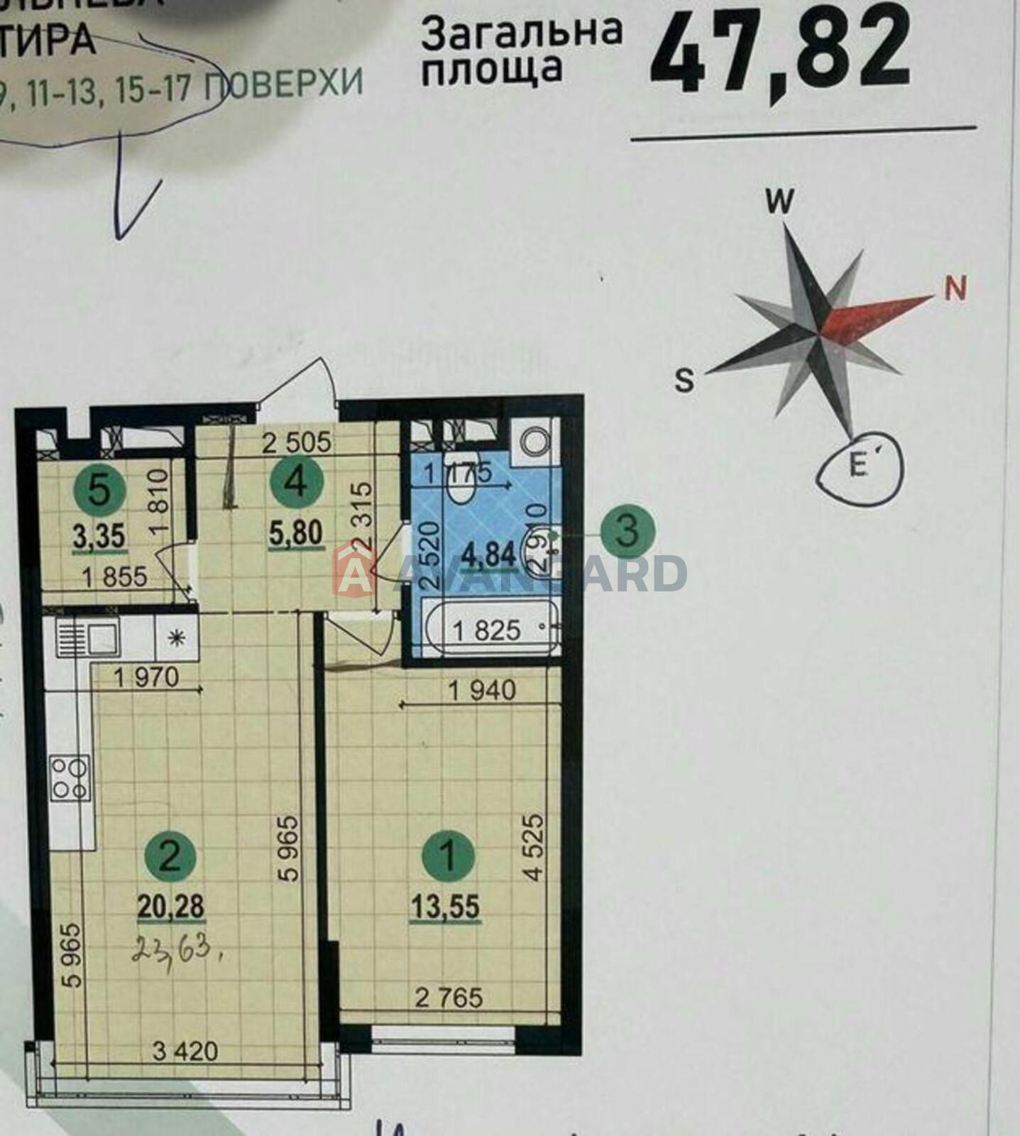 1 комн. квартира, 47/-/20 кв. м., 12/24 этаж фото 4 1 комн. квартира, 47/-/20 кв. м., 12/24 этаж фото 4