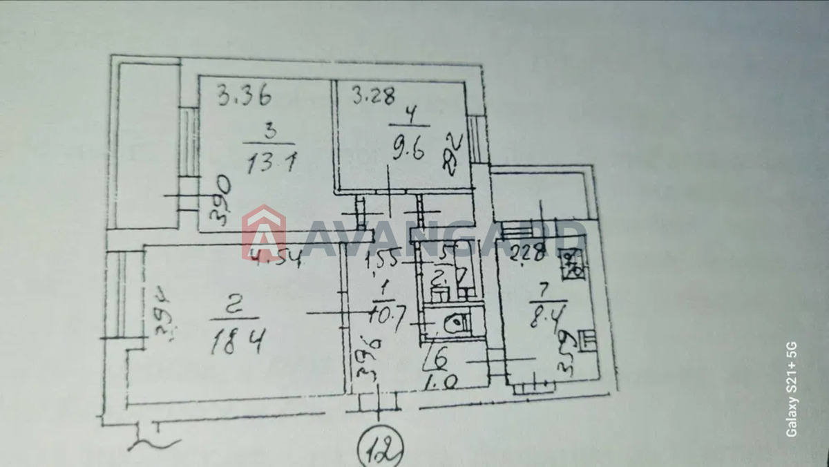 3 кім. квартира, 73/-/10 кв. м., 3/13 поверх фото 24 3 кім. квартира, 73/-/10 кв. м., 3/13 поверх фото 24