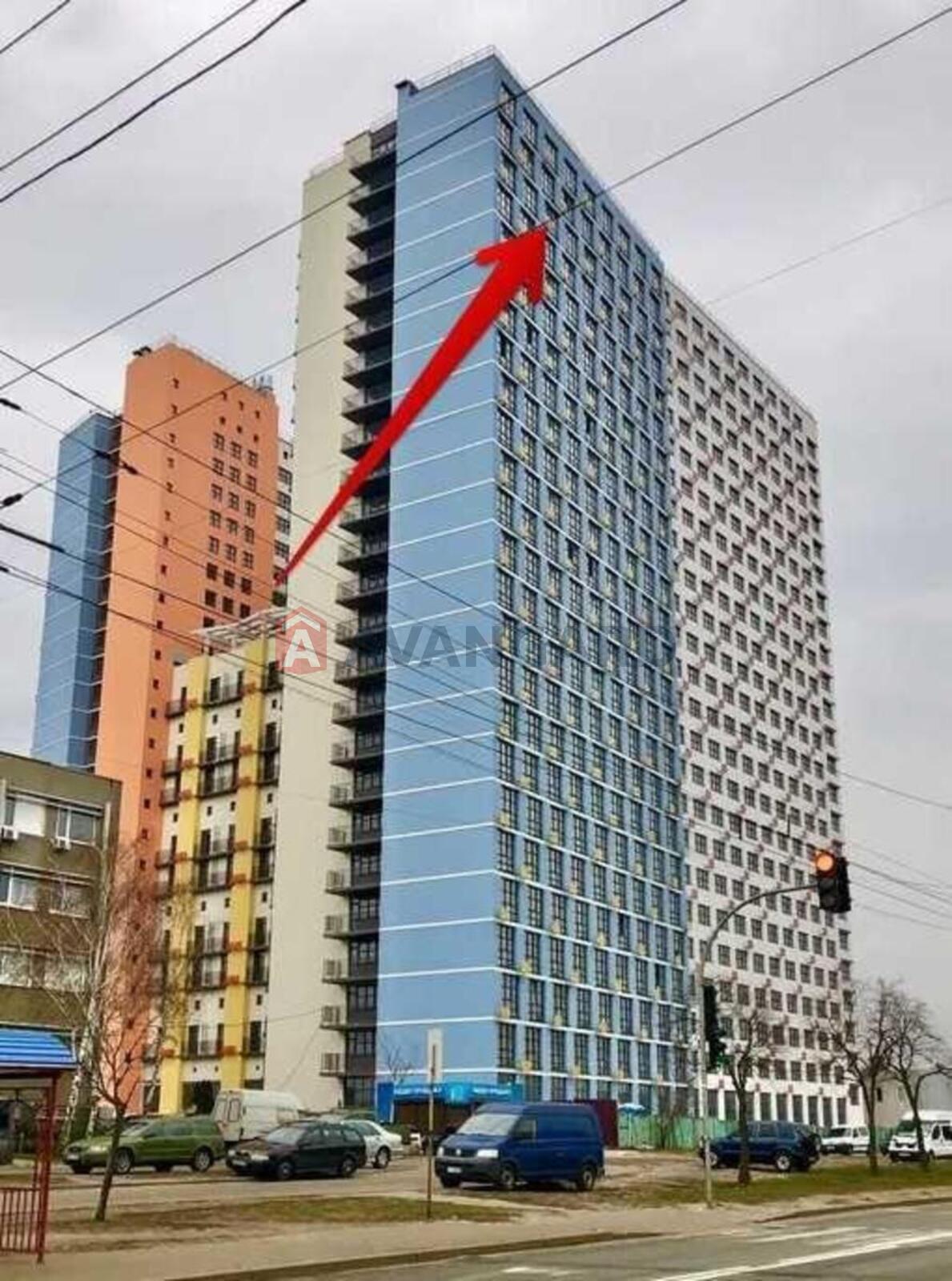 1 кім. квартира, 43/-/17 кв. м., 21/23 поверх фото 3 1 кім. квартира, 43/-/17 кв. м., 21/23 поверх фото 3