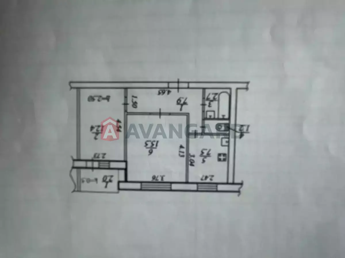 2 кім. квартира, 49/-/8 кв. м., 5/9 поверх фото 17 2 кім. квартира, 49/-/8 кв. м., 5/9 поверх фото 17