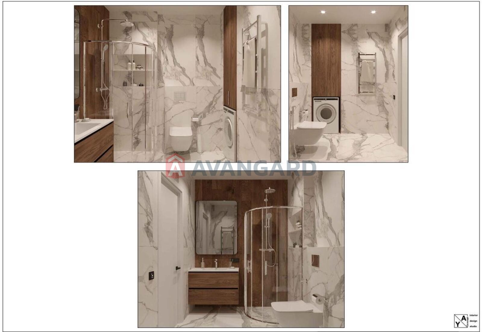 1 кім. квартира, 52/28/24 кв. м., 13/36 поверх фото 12 1 кім. квартира, 52/28/24 кв. м., 13/36 поверх фото 12