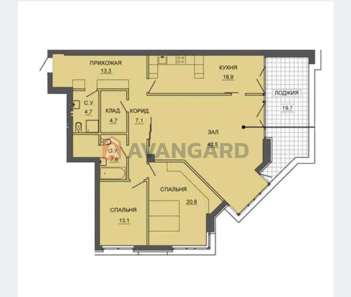 4 кім. квартира, 160/-/20 кв. м., 5/5 поверх фото 5 4 кім. квартира, 160/-/20 кв. м., 5/5 поверх фото 5