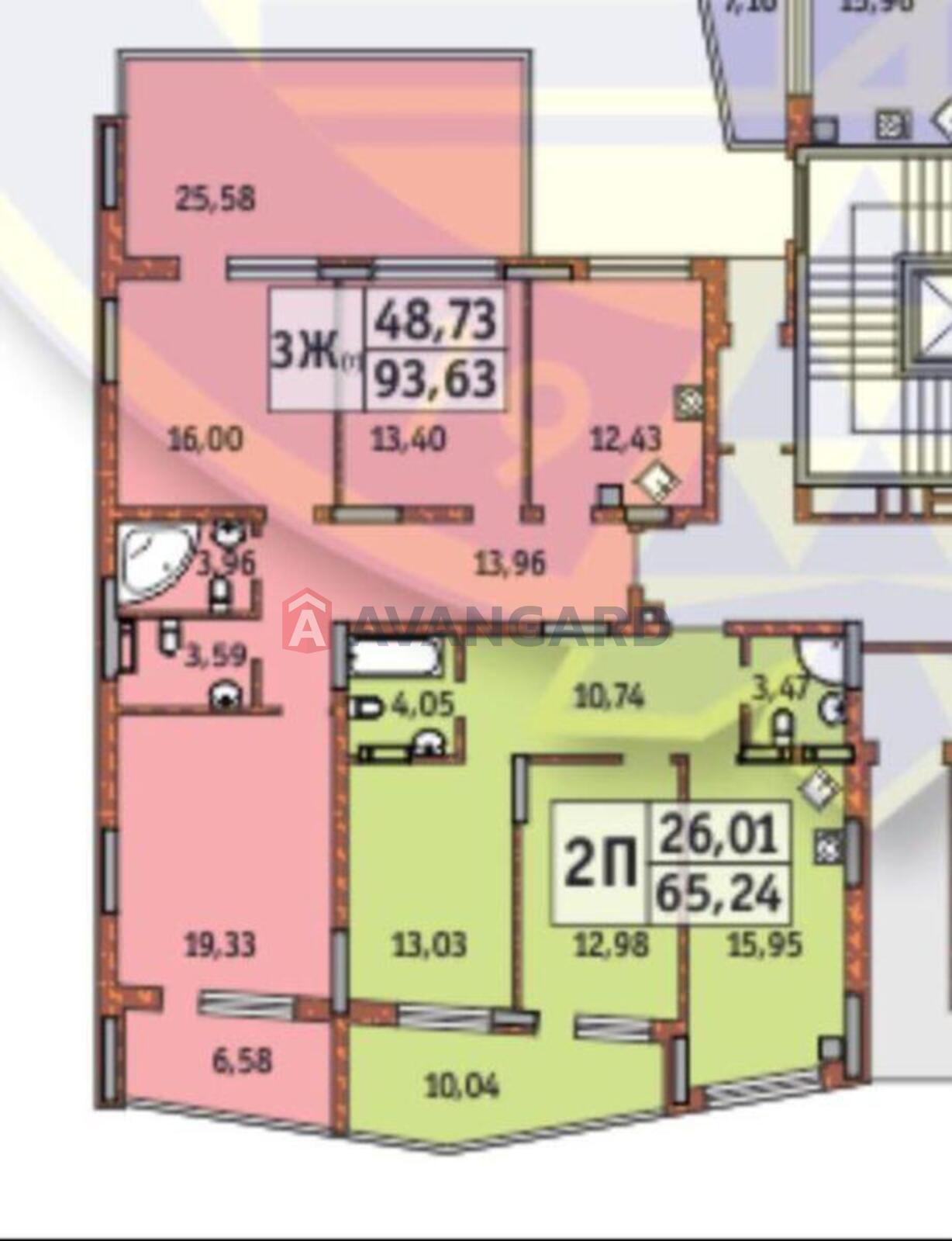 4 кім. квартира, 159/-/40 кв. м., 1/4 поверх фото 9 4 кім. квартира, 159/-/40 кв. м., 1/4 поверх фото 9