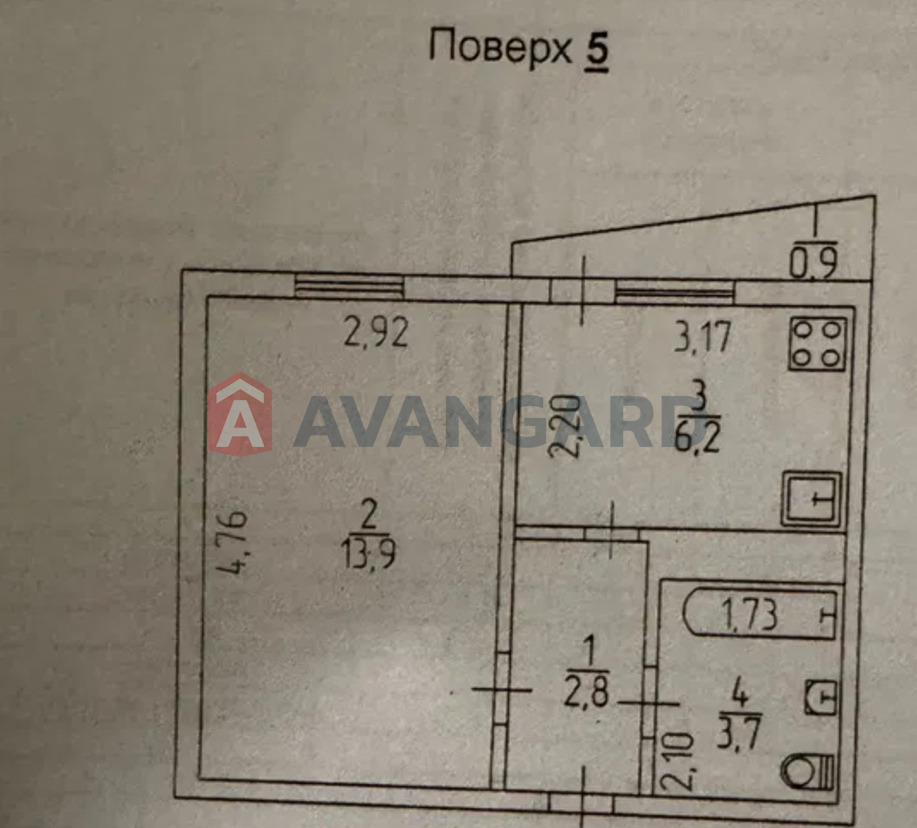 1 комн. квартира, 27/-/6 кв. м., 5/9 этаж фото 1 1 комн. квартира, 27/-/6 кв. м., 5/9 этаж фото 1