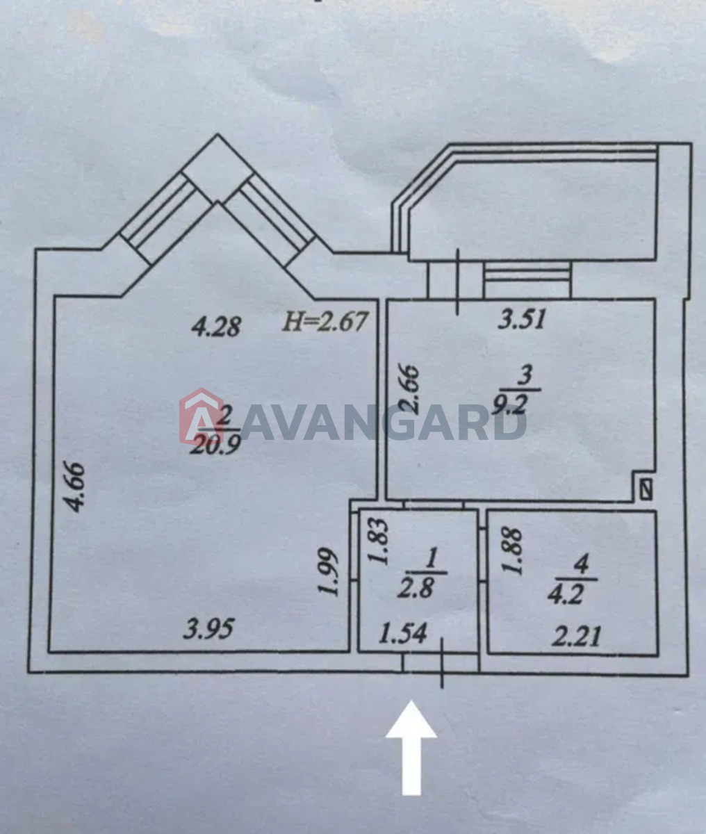 1 комн. квартира, 41/-/9 кв. м., 5/6 этаж фото 16 1 комн. квартира, 41/-/9 кв. м., 5/6 этаж фото 16