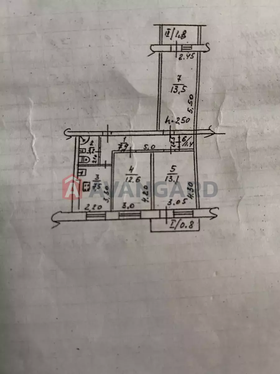 3 кім. квартира, 61/-/7 кв. м., 6/9 поверх фото 12 3 кім. квартира, 61/-/7 кв. м., 6/9 поверх фото 12