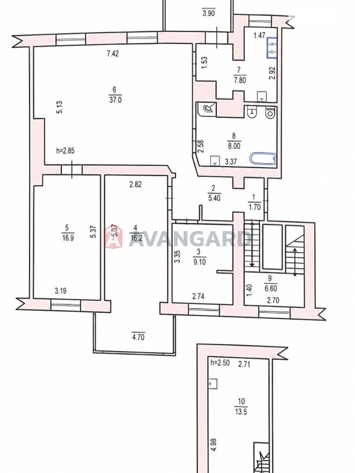 3 комн. квартира, 122/70/7 кв. м., 4/4 этаж фото 8 3 комн. квартира, 122/70/7 кв. м., 4/4 этаж фото 8