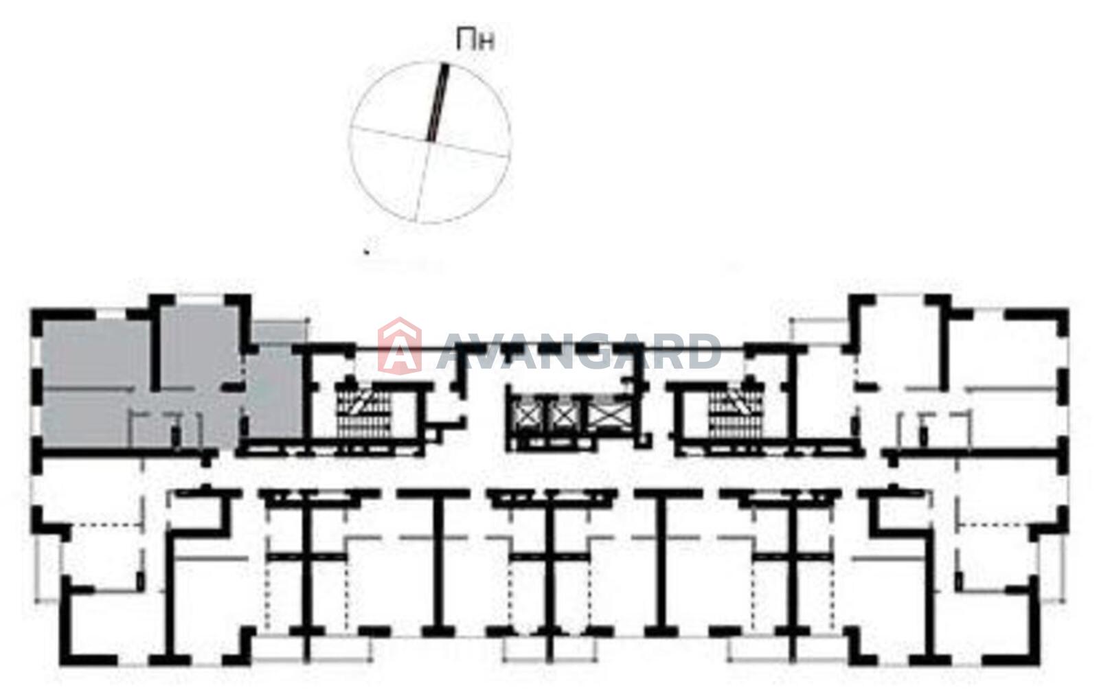 3 кім. квартира, 91/-/34 кв. м., 6/26 поверх фото 3 3 кім. квартира, 91/-/34 кв. м., 6/26 поверх фото 3