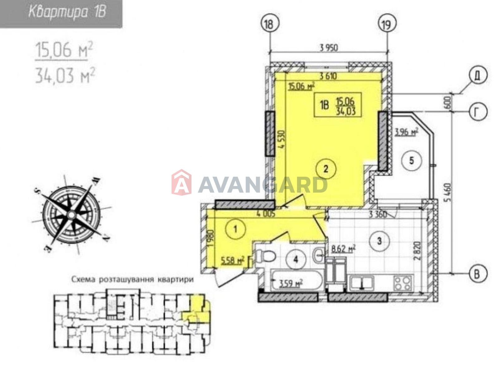 1 комн. квартира, 34/-/8 кв. м., 26/26 этаж фото 1 1 комн. квартира, 34/-/8 кв. м., 26/26 этаж фото 1
