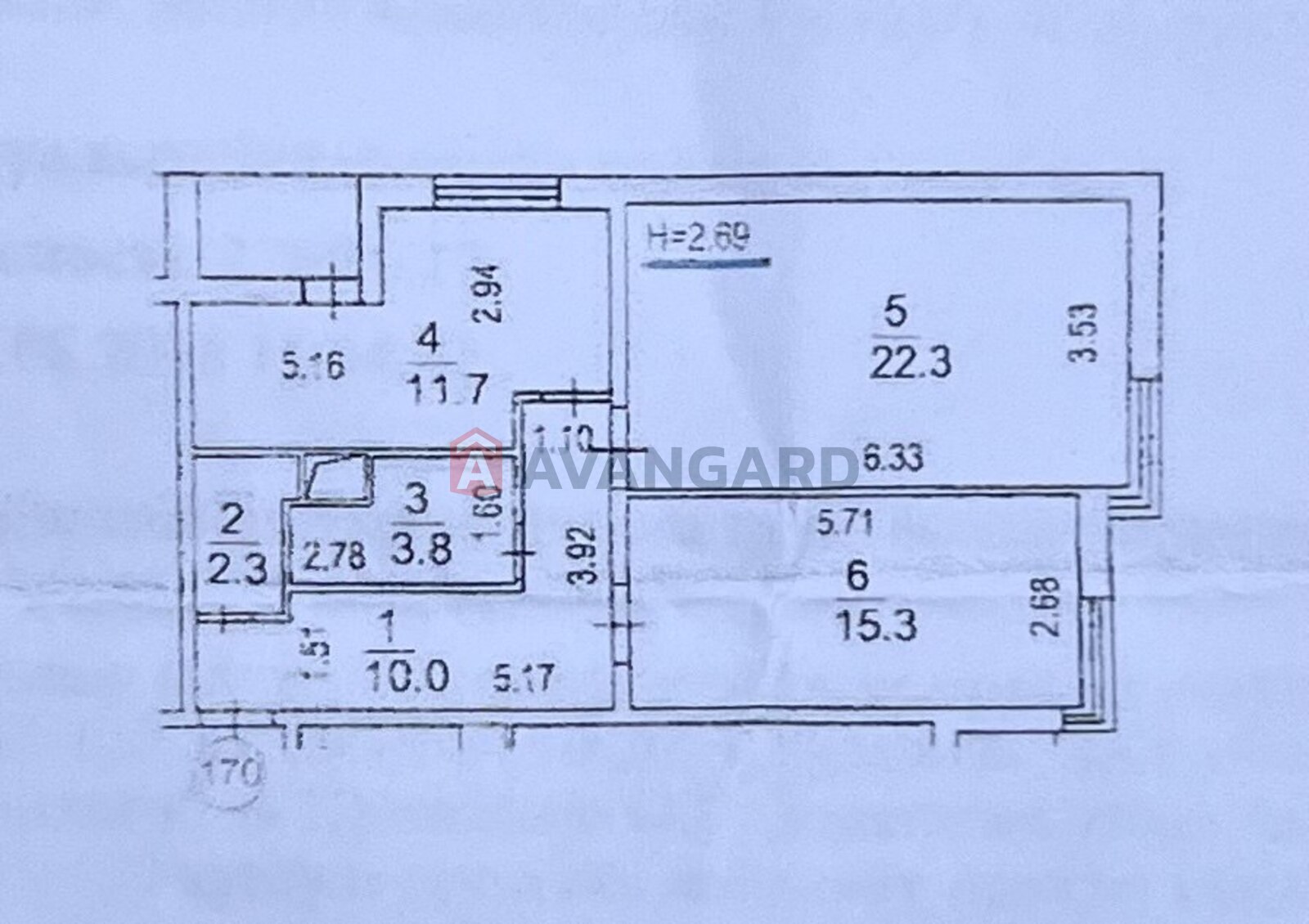 2 кім. квартира, 67/-/11 кв. м., 18/26 поверх фото 1 2 кім. квартира, 67/-/11 кв. м., 18/26 поверх фото 1