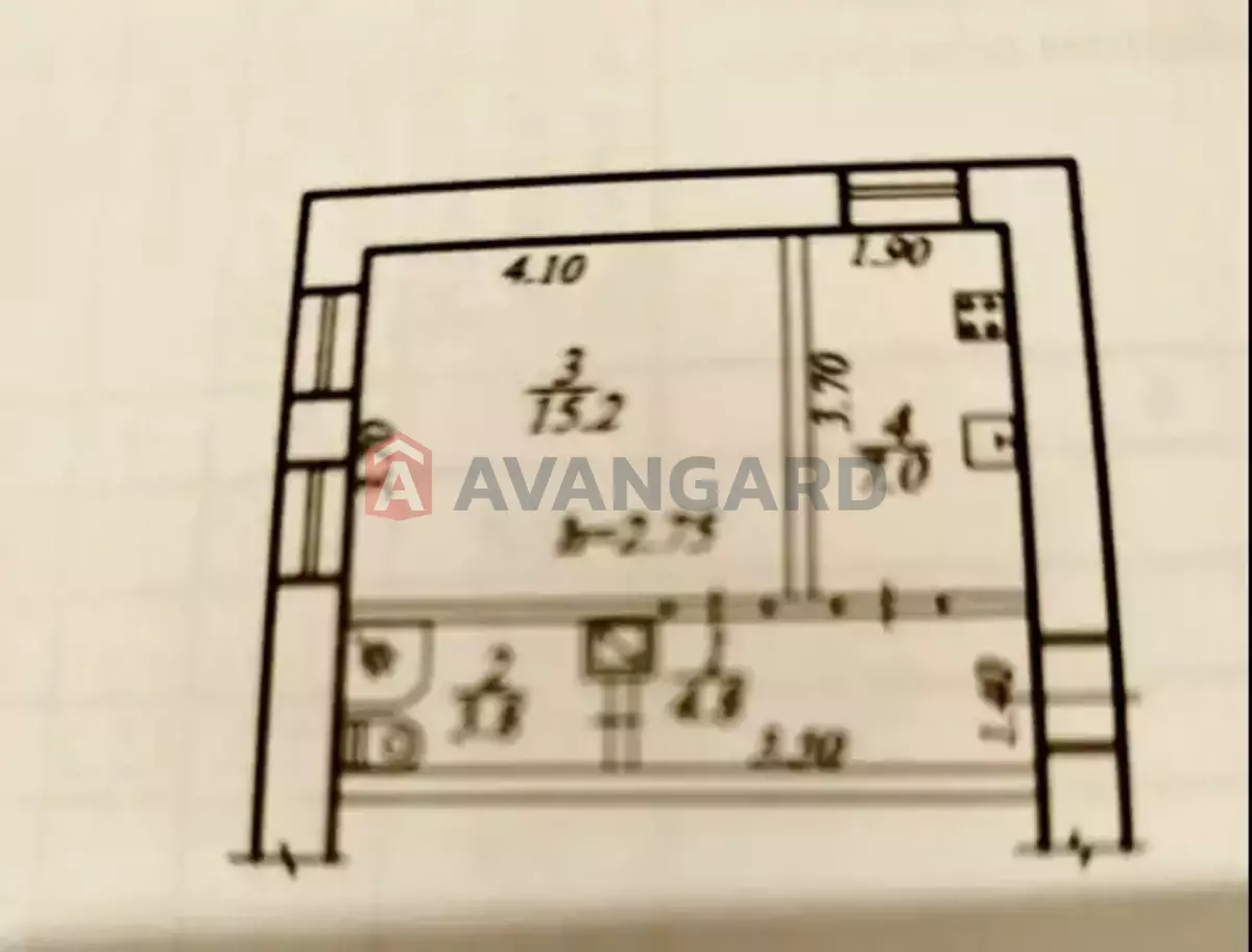 1 комн. квартира, 32/16/7 кв. м., 1/2 этаж фото 14 1 комн. квартира, 32/16/7 кв. м., 1/2 этаж фото 14
