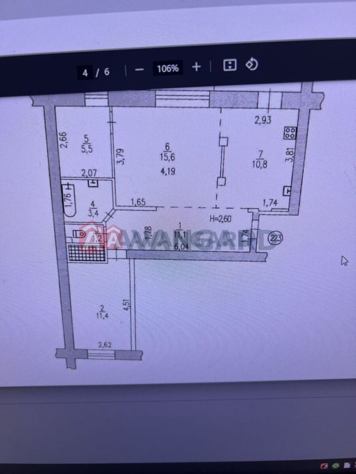 3 комн. квартира, 61/-/10 кв. м., 10/10 этаж фото 2 3 комн. квартира, 61/-/10 кв. м., 10/10 этаж фото 2