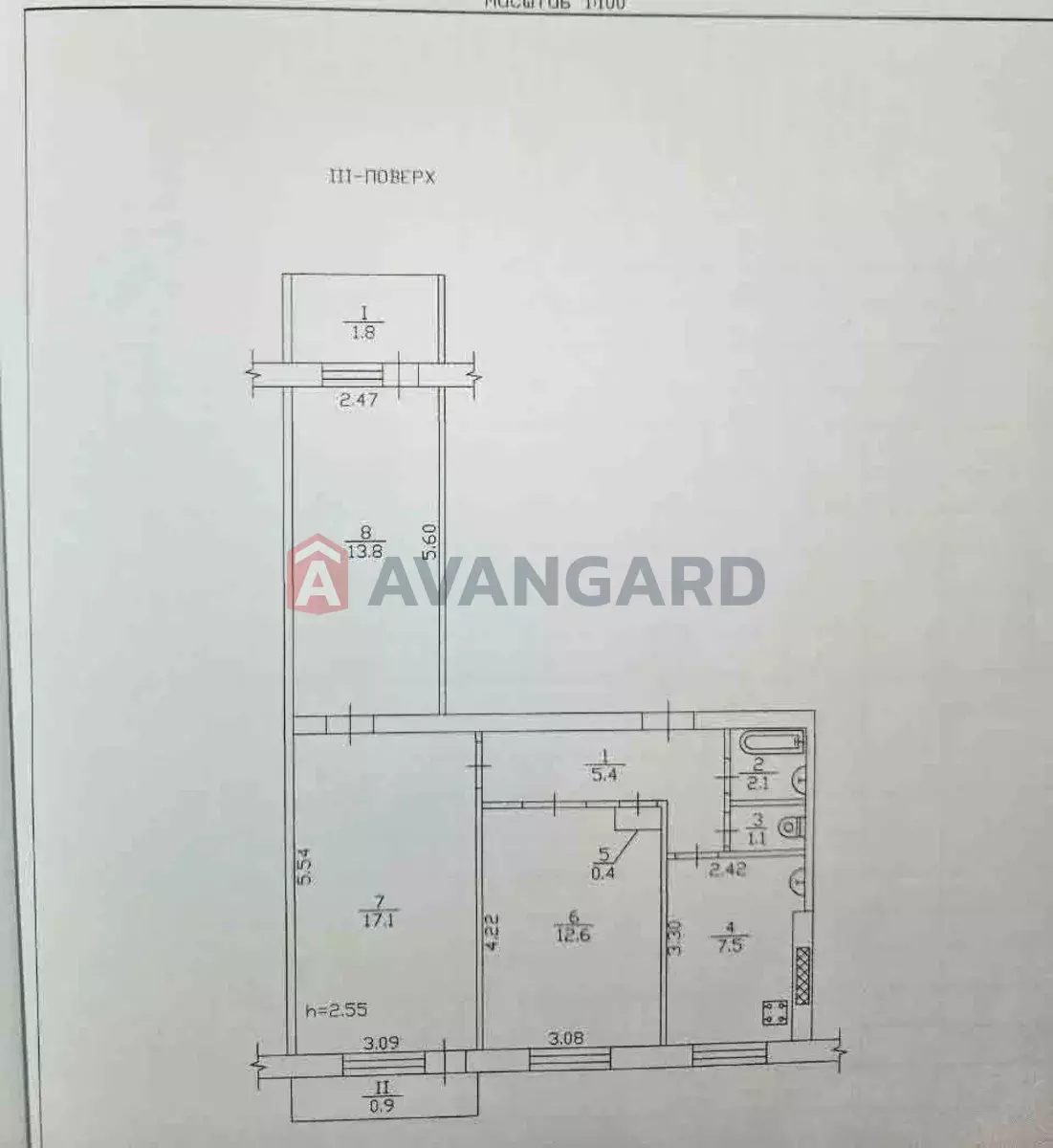 3 комн. квартира, 62/-/7 кв. м., 3/9 этаж фото 9 3 комн. квартира, 62/-/7 кв. м., 3/9 этаж фото 9