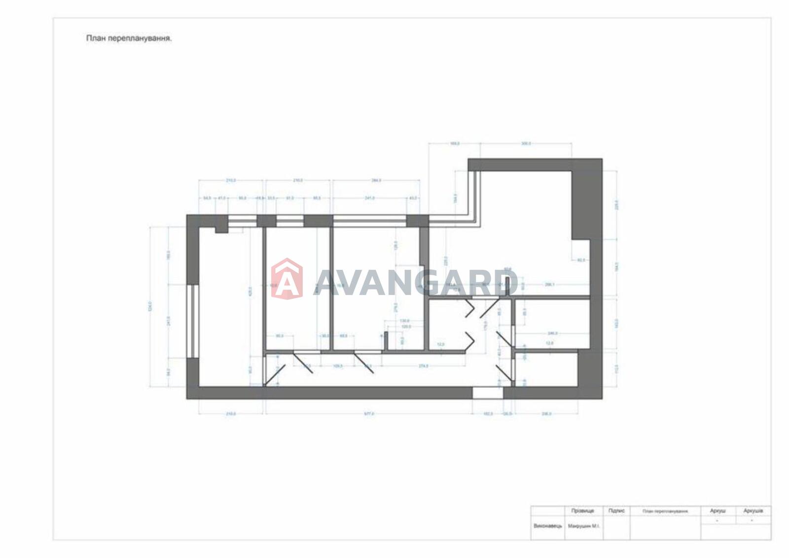 2 кім. квартира, 67/-/16 кв. м., 13/17 поверх фото 9 2 кім. квартира, 67/-/16 кв. м., 13/17 поверх фото 9