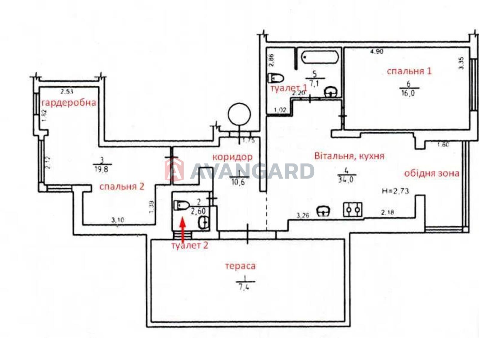 3 комн. квартира, 97/-/34 кв. м., 19/22 этаж фото 2 3 комн. квартира, 97/-/34 кв. м., 19/22 этаж фото 2