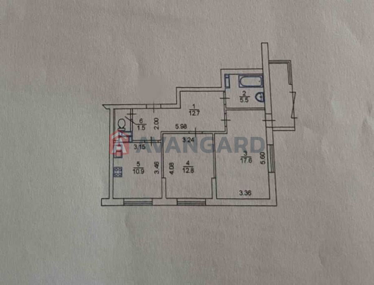 2 комн. квартира, 65/-/11 кв. м., 20/24 этаж фото 9 2 комн. квартира, 65/-/11 кв. м., 20/24 этаж фото 9