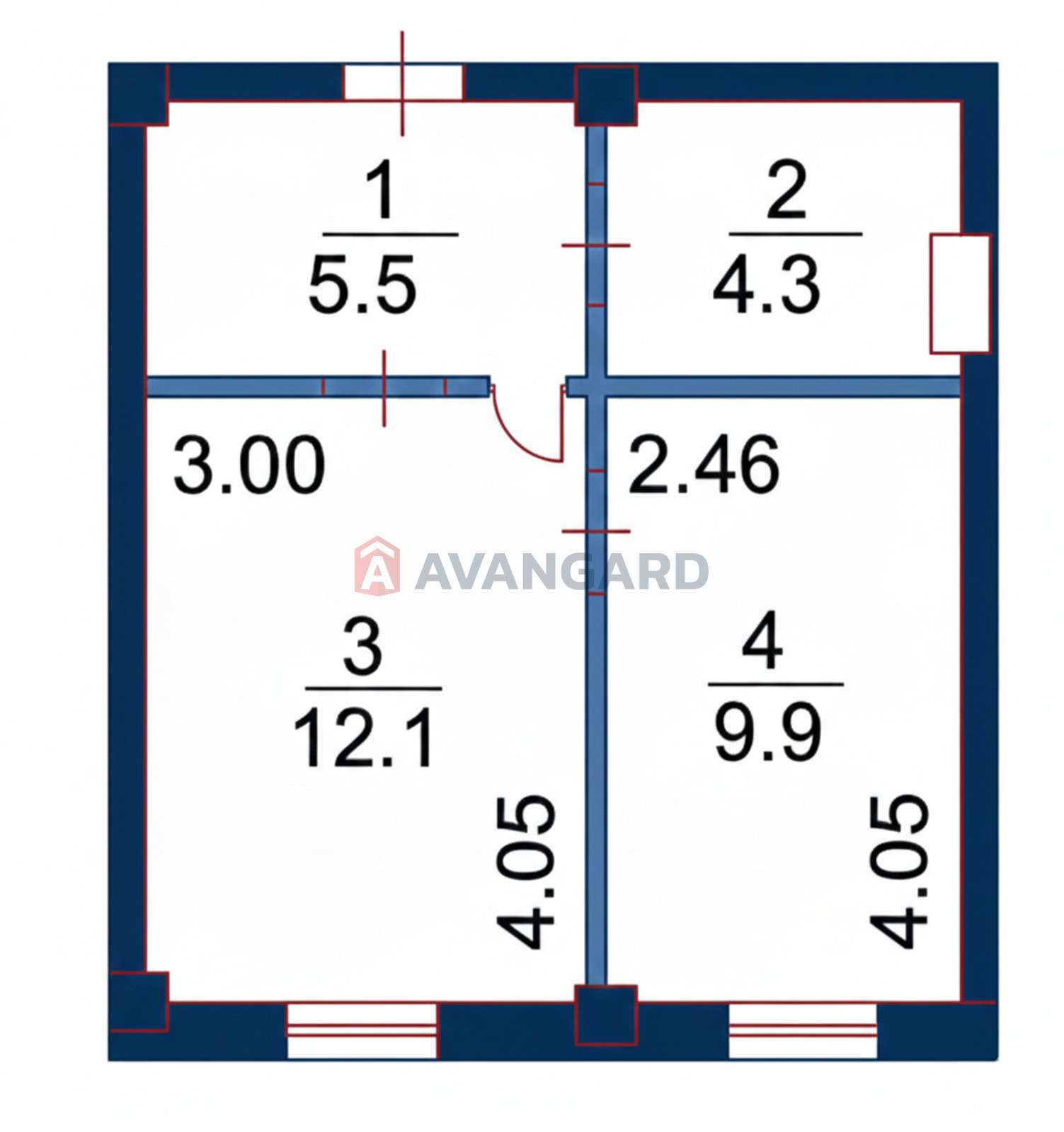 1 кім. квартира, 31,8/12/10 кв. м., 4/6 поверх фото 17 1 кім. квартира, 31,8/12/10 кв. м., 4/6 поверх фото 17