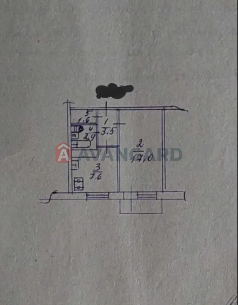 1 комн. квартира, 33/-/8 кв. м., 5/9 этаж фото 2 1 комн. квартира, 33/-/8 кв. м., 5/9 этаж фото 2