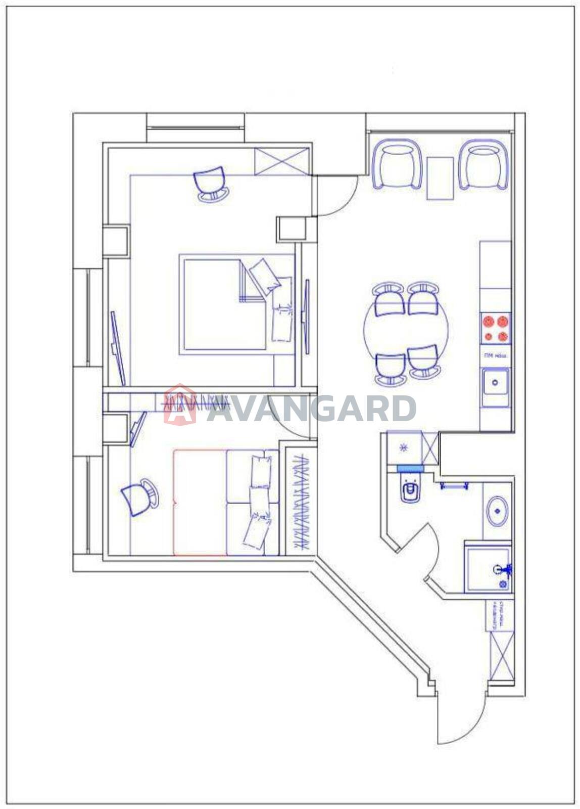 2 комн. квартира, 66/-/12 кв. м., 11/22 этаж фото 10 2 комн. квартира, 66/-/12 кв. м., 11/22 этаж фото 10