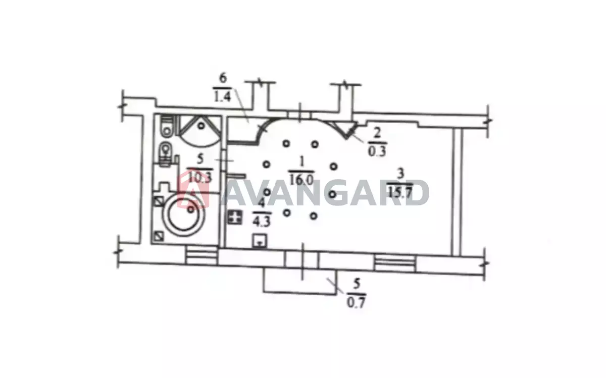 1 комн. квартира, 49/-/- кв. м., 4/5 этаж фото 9 1 комн. квартира, 49/-/- кв. м., 4/5 этаж фото 9