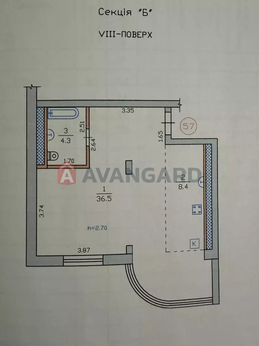 1 комн. квартира, 49/14/14 кв. м., 8/10 этаж фото 16 1 комн. квартира, 49/14/14 кв. м., 8/10 этаж фото 16